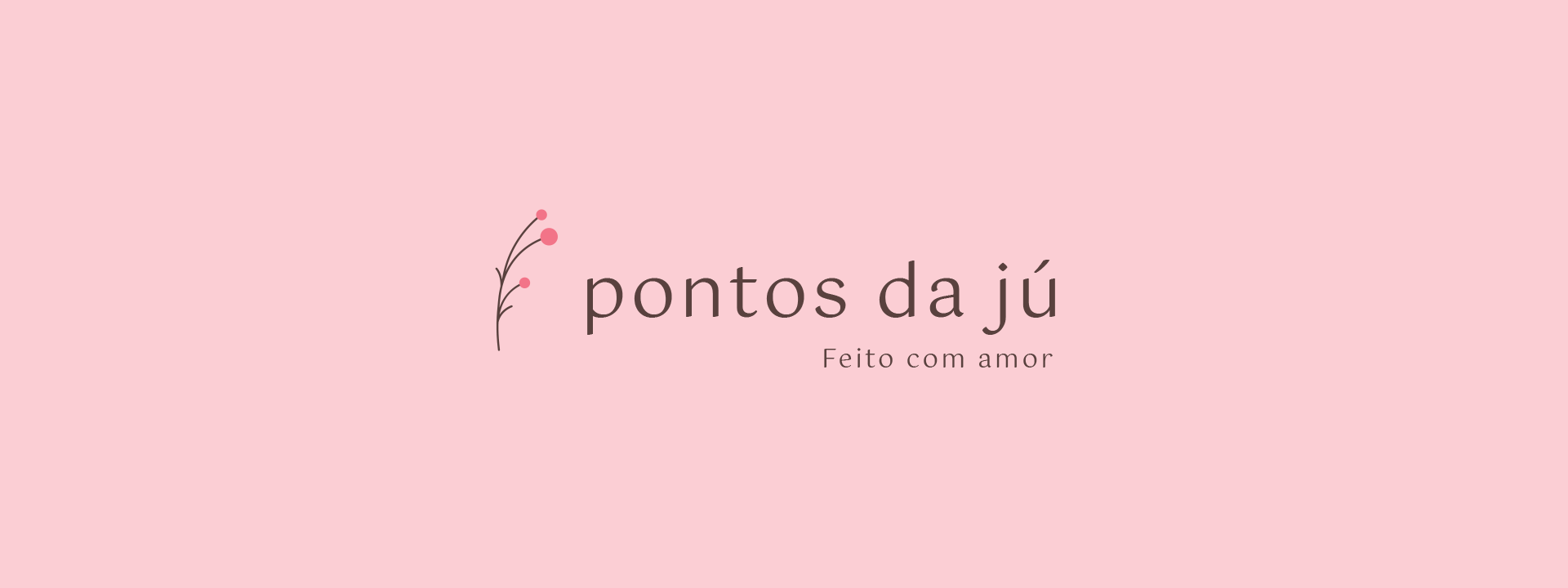 Aplicação de identidade visual de Pontos da Jú